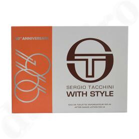Sergio Tacchini WITH STYLE Set 50th - Eau de Toilette 100 ml + After Shave 100 ml
