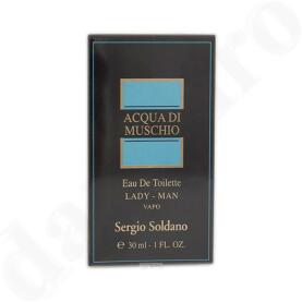 Sergio Soldano Acqua di Muschio Eau de Toilette for Lady & Man 30 ml
