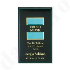Sergio Soldano Fresh Musk Eau de Toilette for Lady and Men 30 ml