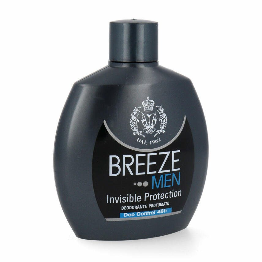 Breeze deo spray Squeeze Men Fresh Invisible 100ml without aluminum salts