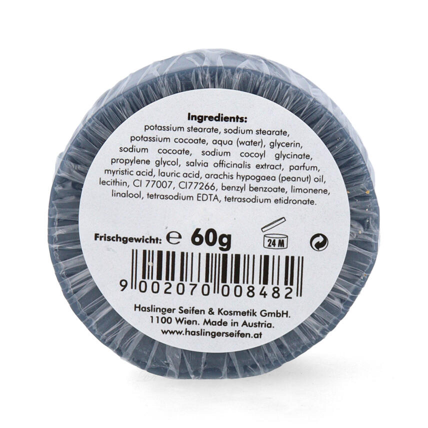 Haslinger Rasierseife mit Salbei f&uuml;r sensible Haut 60g
