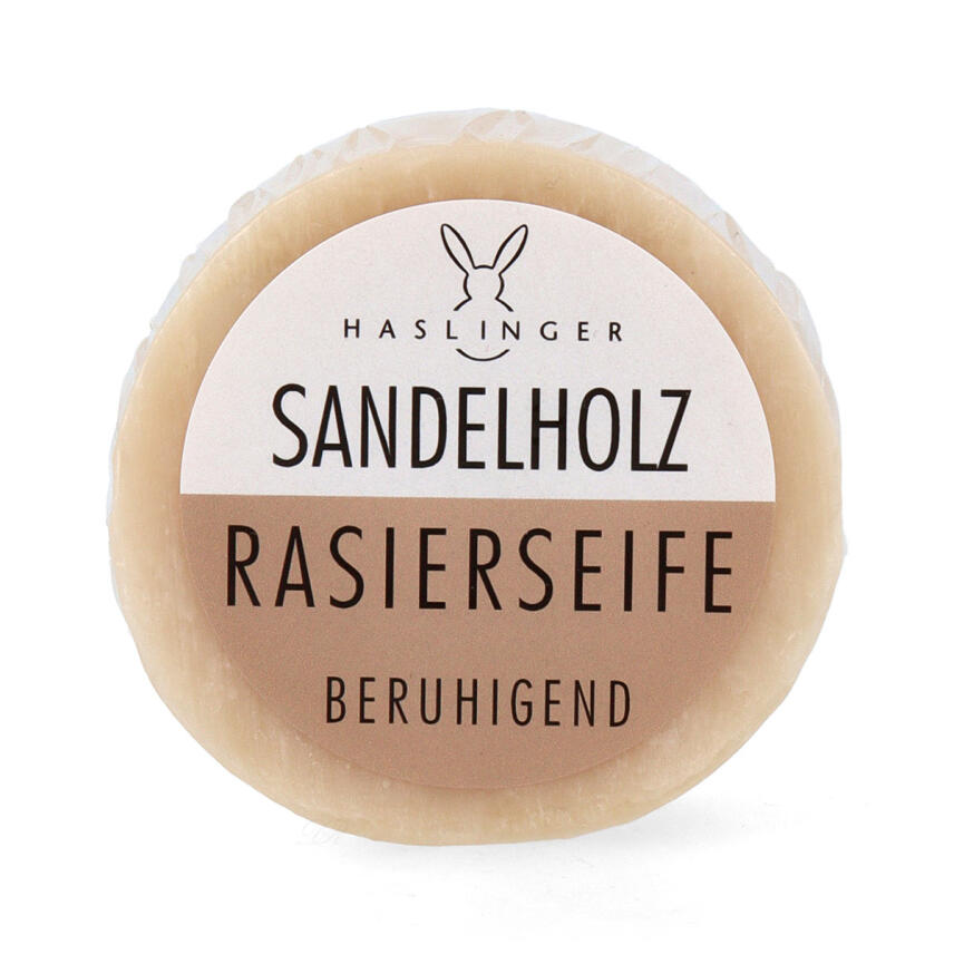 Haslinger Rasierseife SANDELHOLZ 60g beruhigend