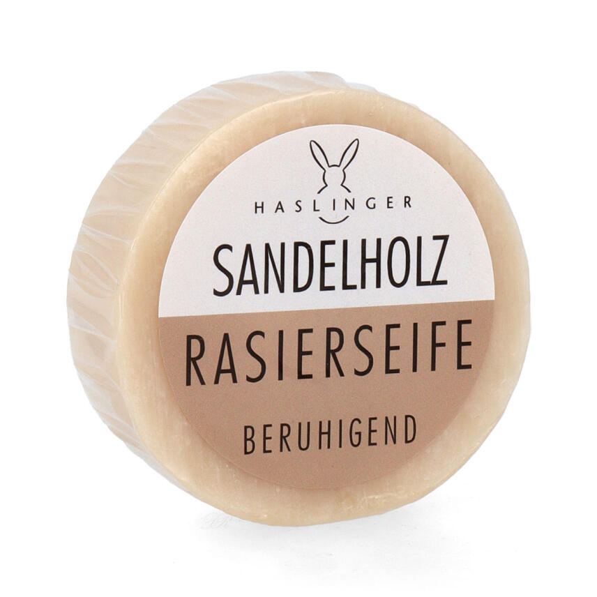 Haslinger Rasierseife SANDELHOLZ 60g beruhigend