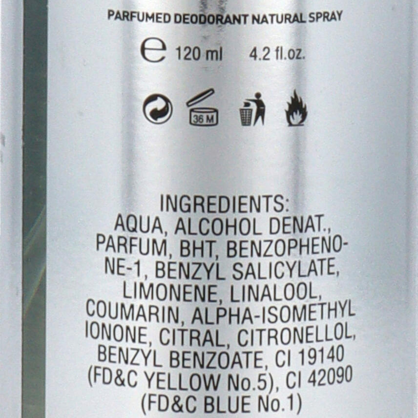 Lancetti Argento Silver deodorant Parfum for men 120 ml