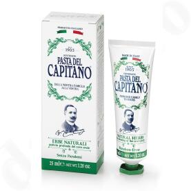 Pasta del Capitano Premium Collection Edition 1905 natürliche Kräuter Zahnpasta 25 ml - Mini