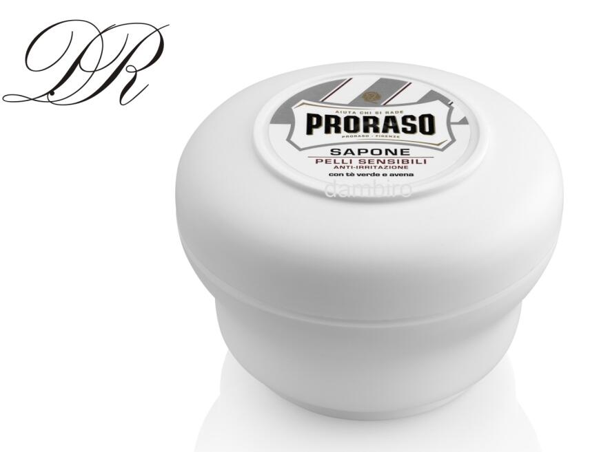 PRORASO weiss Set mit 4 Rasur Artikel