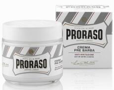 PRORASO weiss Set mit 4 Rasur Artikel