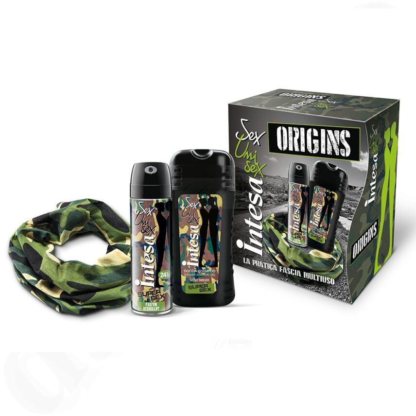 intesa Unisex Origins SuperSex Z4 Geschenk SET Deo &amp; Duschgel