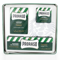 PRORASO Vintage Green Box pre-Barba Miracolo Komplettset für die perfekte Rasur