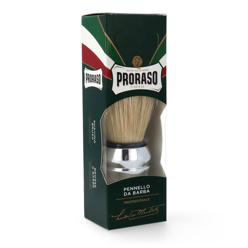 PRORASO Rasierseife Tiegel Mix 3x 150ml + Rasierpinsel