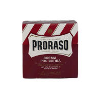 PRORASO Set red Pre Shave + Rasierseife + Pinsel