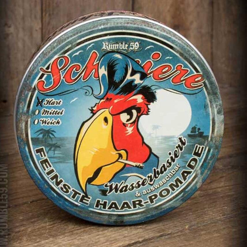 Rumble 59 Schmiere Pomade Wasserbasiert hart 250 ml