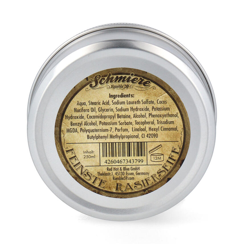 Rumble 59 Schmiere Rasierseife Abschaum 250 ml