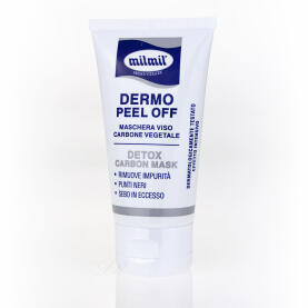 milmil Dermo Peel Off Reinigende Gesichtsmaske mit Aktiv Kohle 75ml