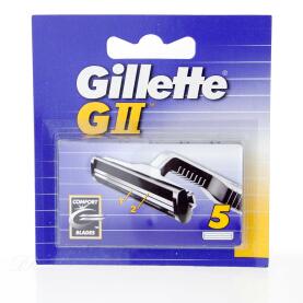 Gillette GII - G2 Klingen - 5 Stück