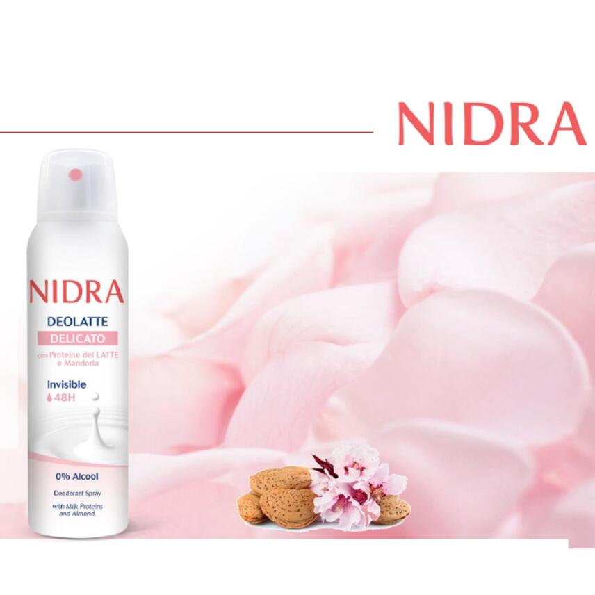 Nidra deo milch delicato mit Milchproteinen &amp; Mandelmilch 150 ml ohne Alkohol