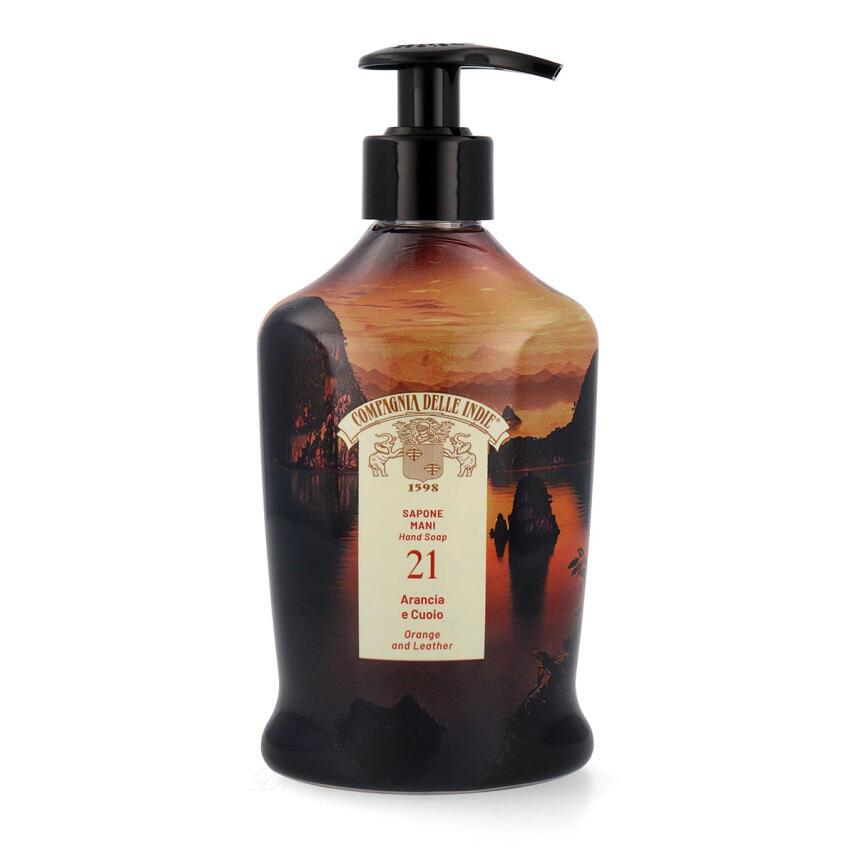Compagnia delle Indie 21 Arancia e Cuoio Fl&uuml;ssigseife 300 ml