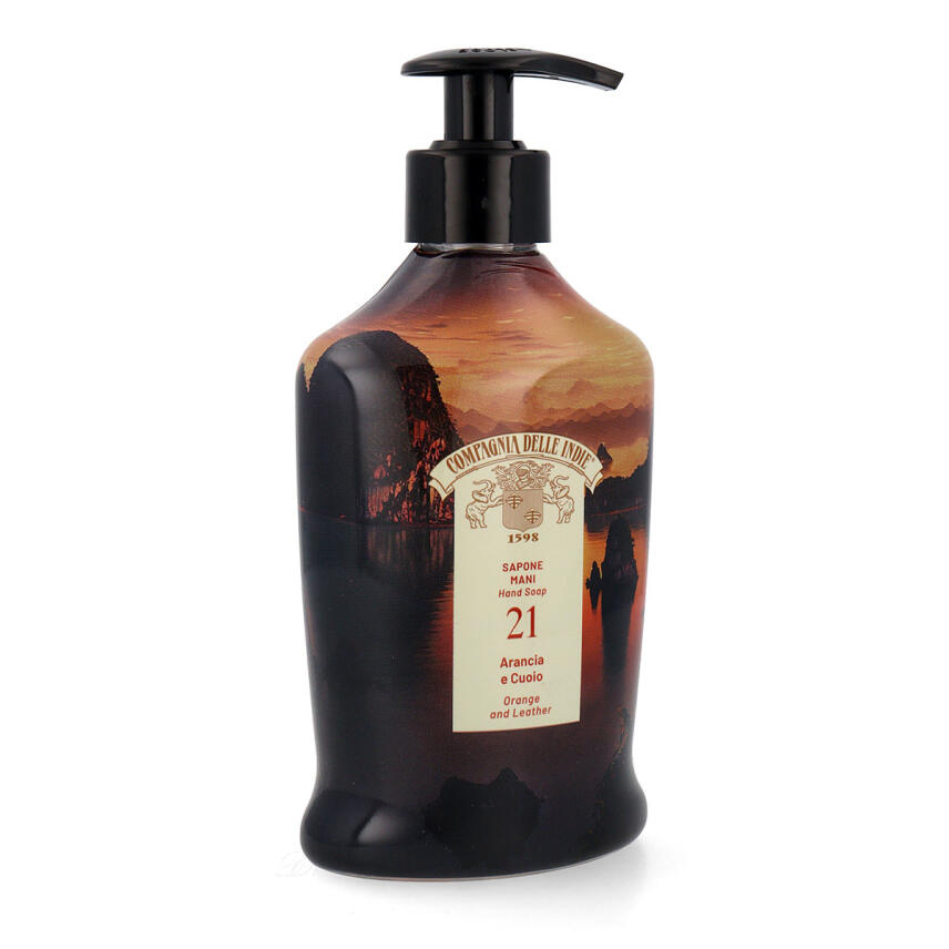 Compagnia delle Indie 21 Arancia e Cuoio Fl&uuml;ssigseife 300 ml