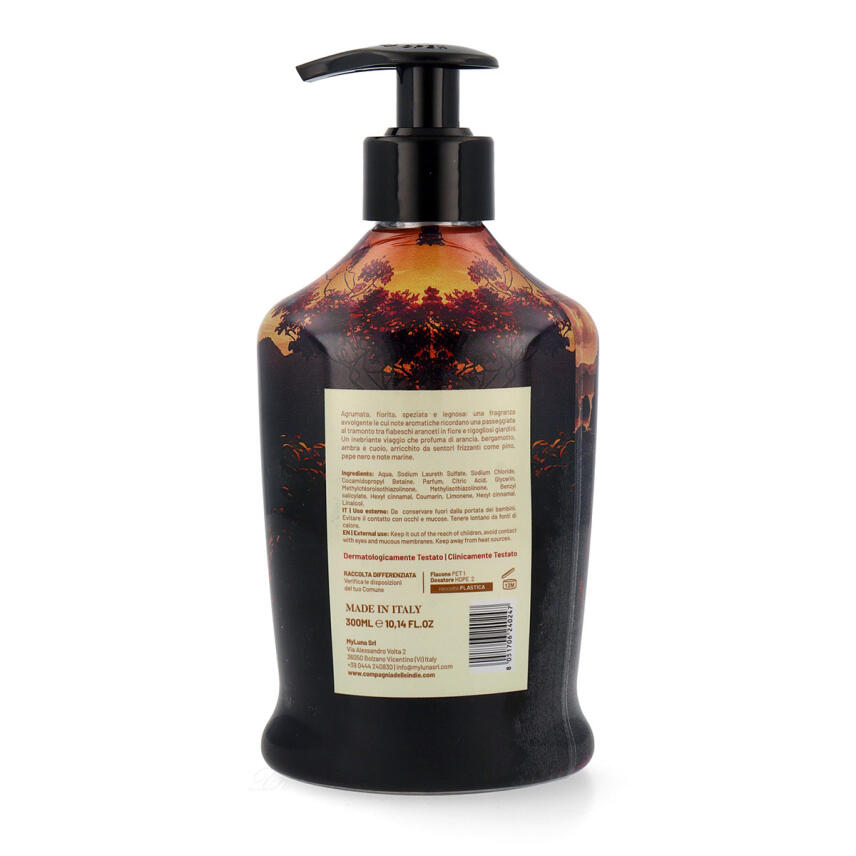 Compagnia delle Indie 21 Arancia e Cuoio Fl&uuml;ssigseife 300 ml