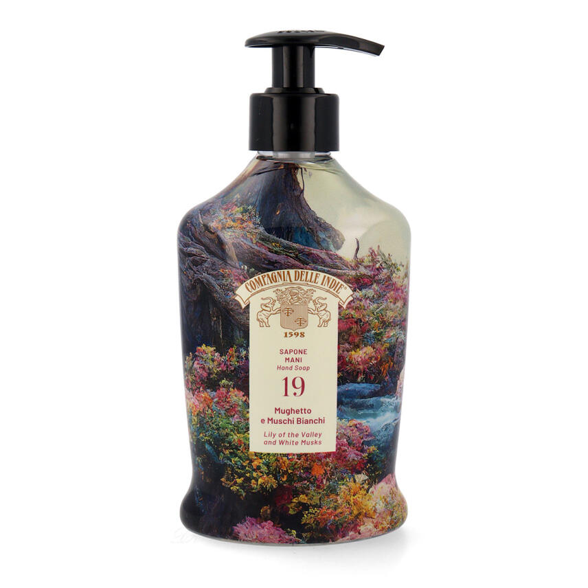 Compagnia delle Indie 19 Mughetto e Muschi Bianchi Fl&uuml;ssigseife 300 ml