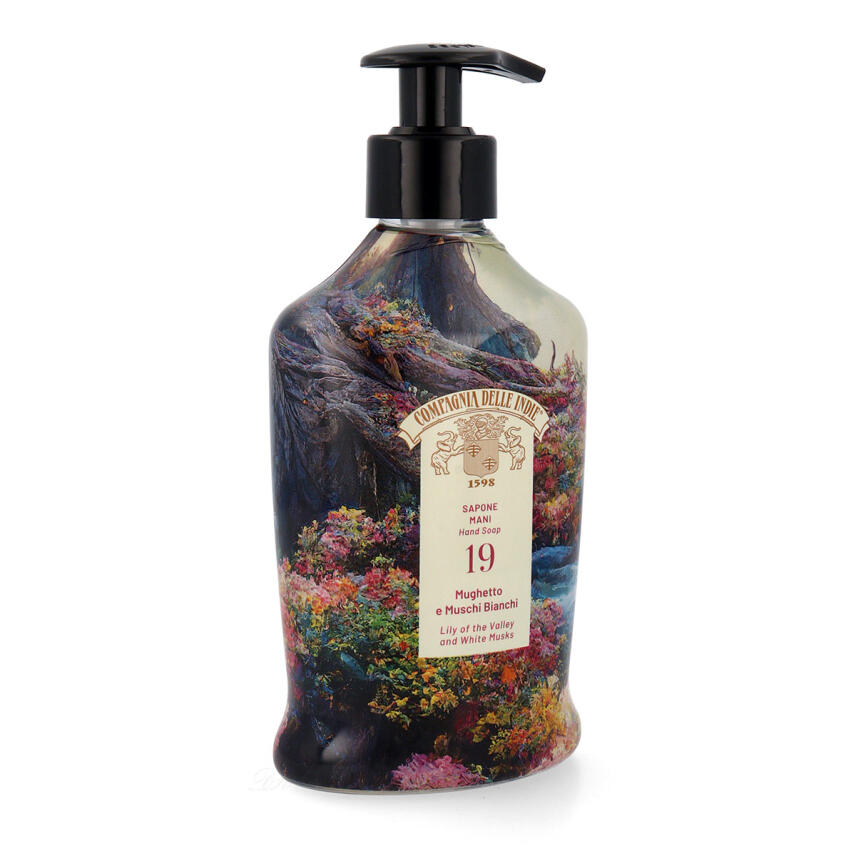 Compagnia delle Indie 19 Mughetto e Muschi Bianchi Fl&uuml;ssigseife 300 ml