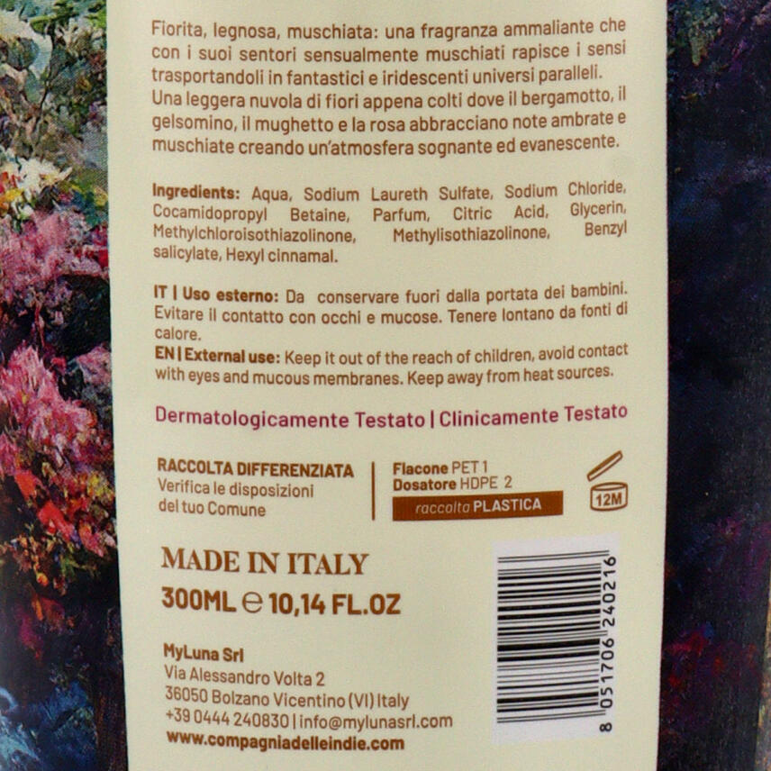 Compagnia delle Indie 19 Mughetto e Muschi Bianchi Fl&uuml;ssigseife 300 ml