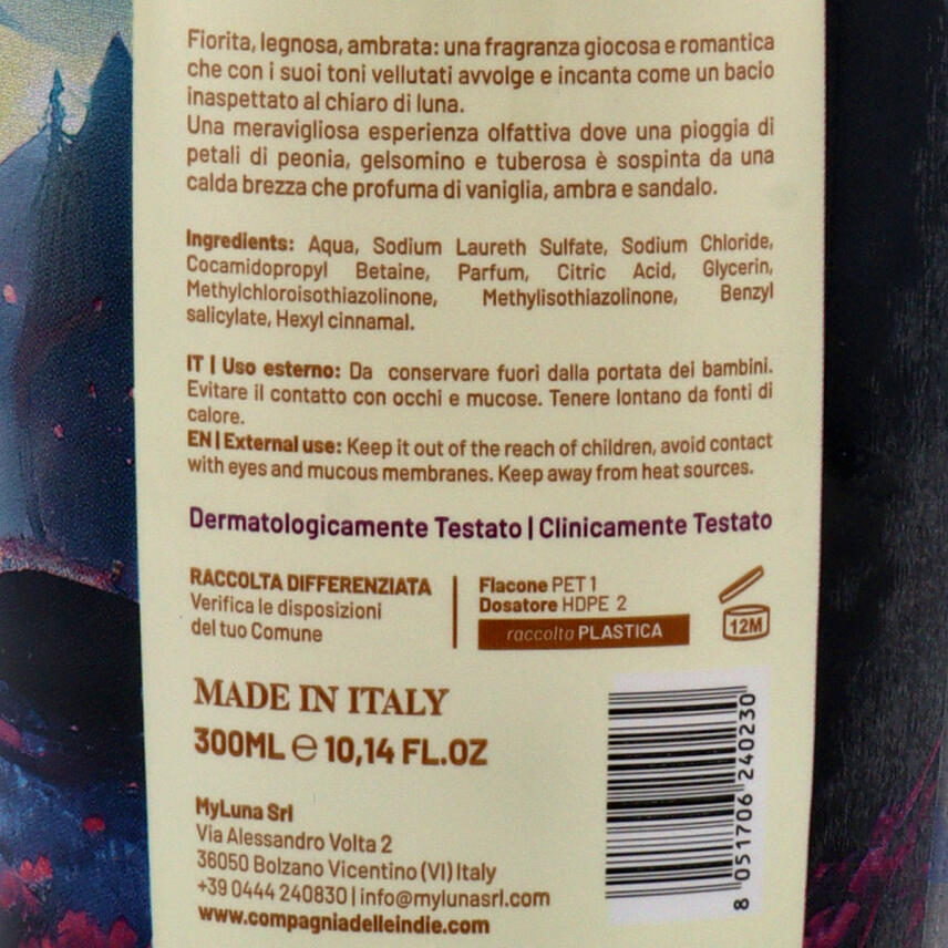 Compagnia delle Indie 13 Peonia e Ambra Fl&uuml;ssigseife 300 ml