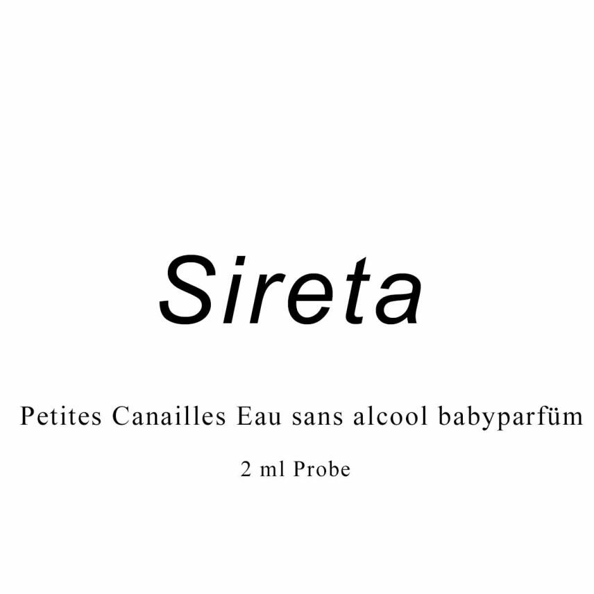 Sireta Petites Canailles Eau sans alcool babyparf&uuml;m 2 ml - Probe