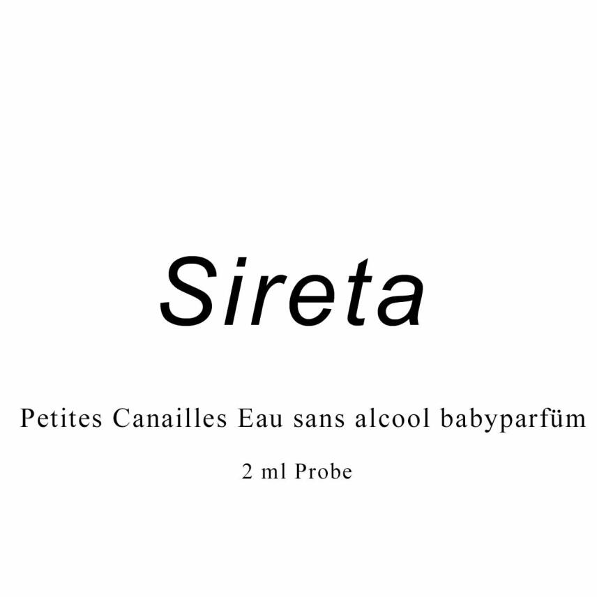 Sireta Petites Canailles Eau sans alcool babyparf&uuml;m 2 ml - Probe