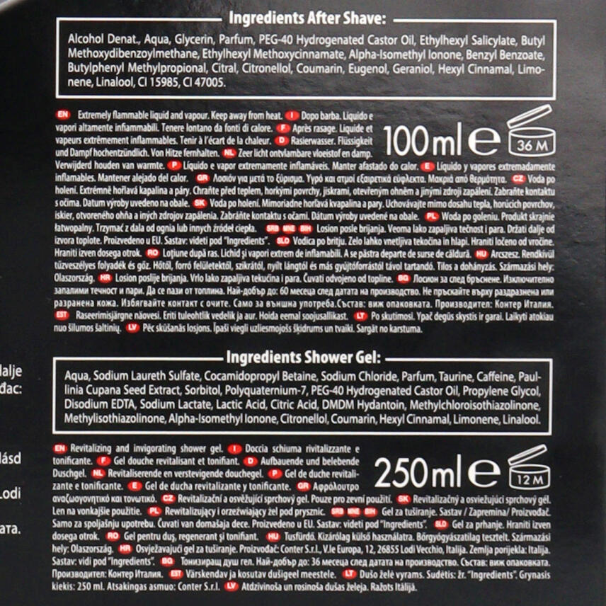 DENIM Original Geschenk Set Aftershave + Duschgel + Trimmer