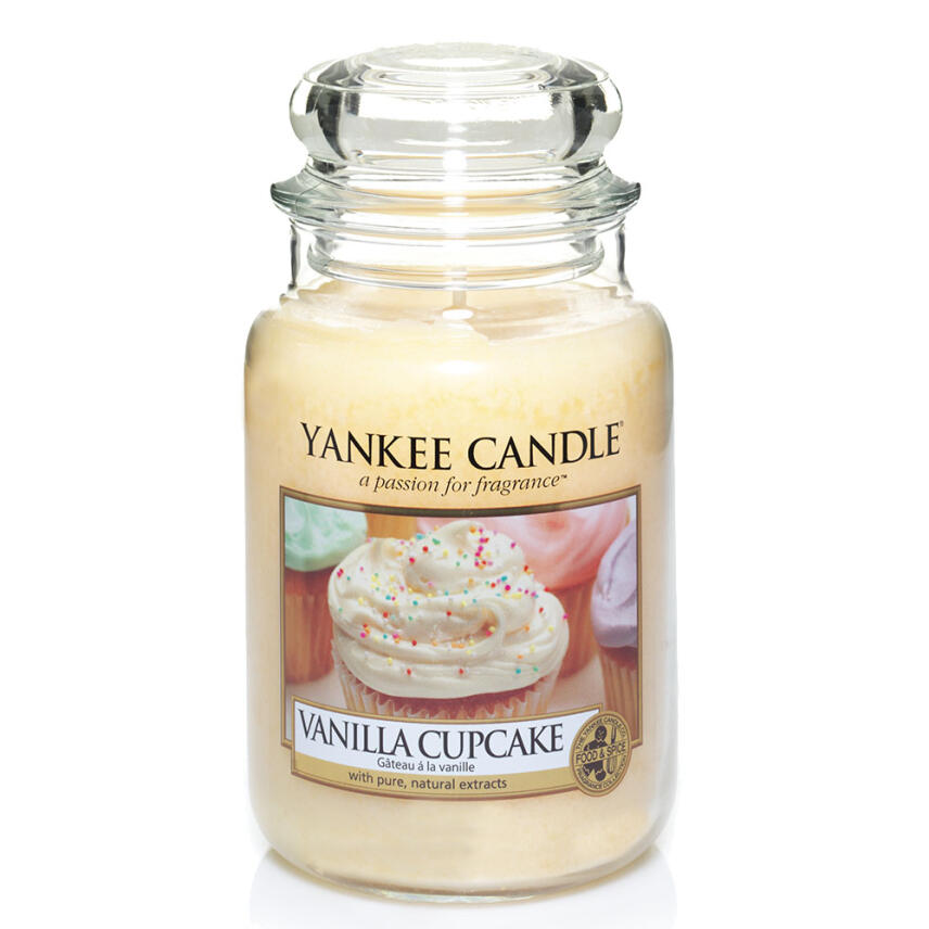 Yankee Candle Vanilla Cupcake Grosses Glas 623 g - defekt