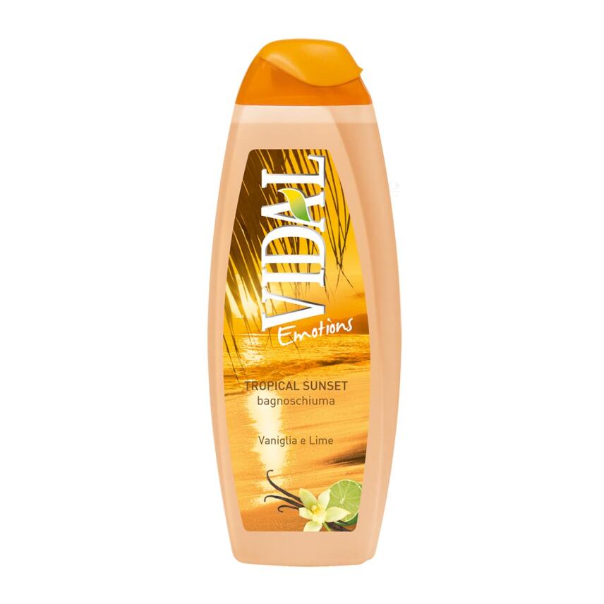VIDAL Badeschaum Tropical Sunset Vanille &amp; Lime 500ml
