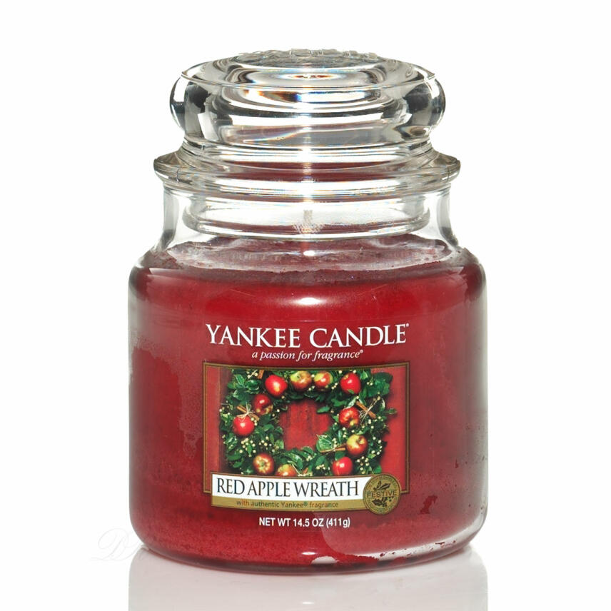 Yankee Candle Company Red Apple Wreath Large Jar Candle 