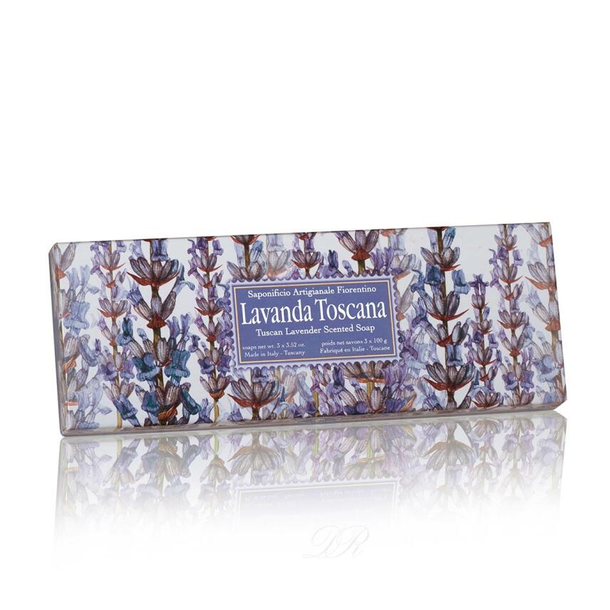 Saponificio Artigianale Fiorentino Lavendel Seife 3x 100 g