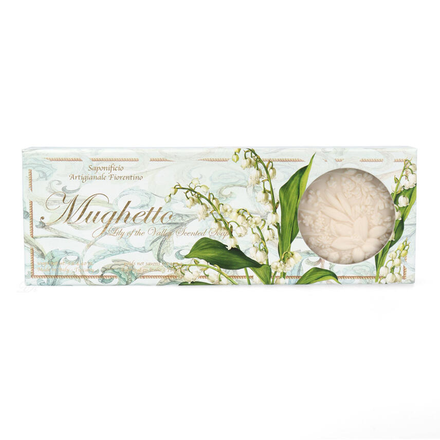 Saponificio Artigianale Fiorentino Maigl&ouml;ckchen Rund Seifen in Box 3 x 125 g