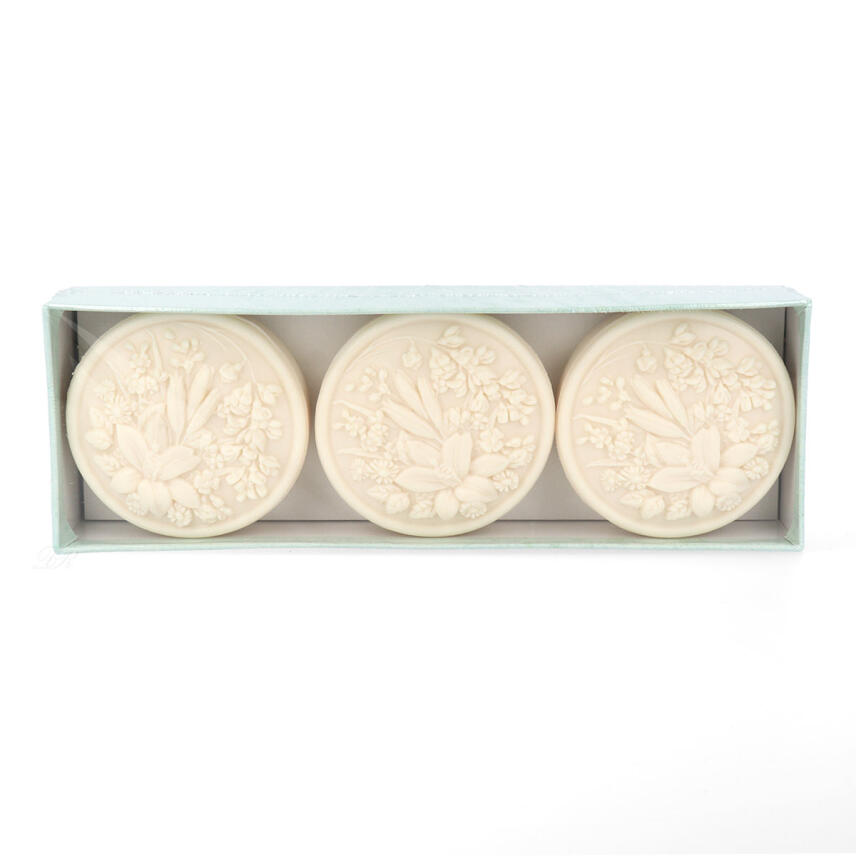 Saponificio Artigianale Fiorentino Maigl&ouml;ckchen Rund Seifen in Box 3 x 125 g