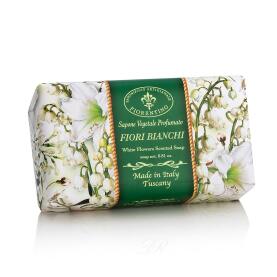 Saponificio Artigianale Fiorentino white Flowers Soap 250 g