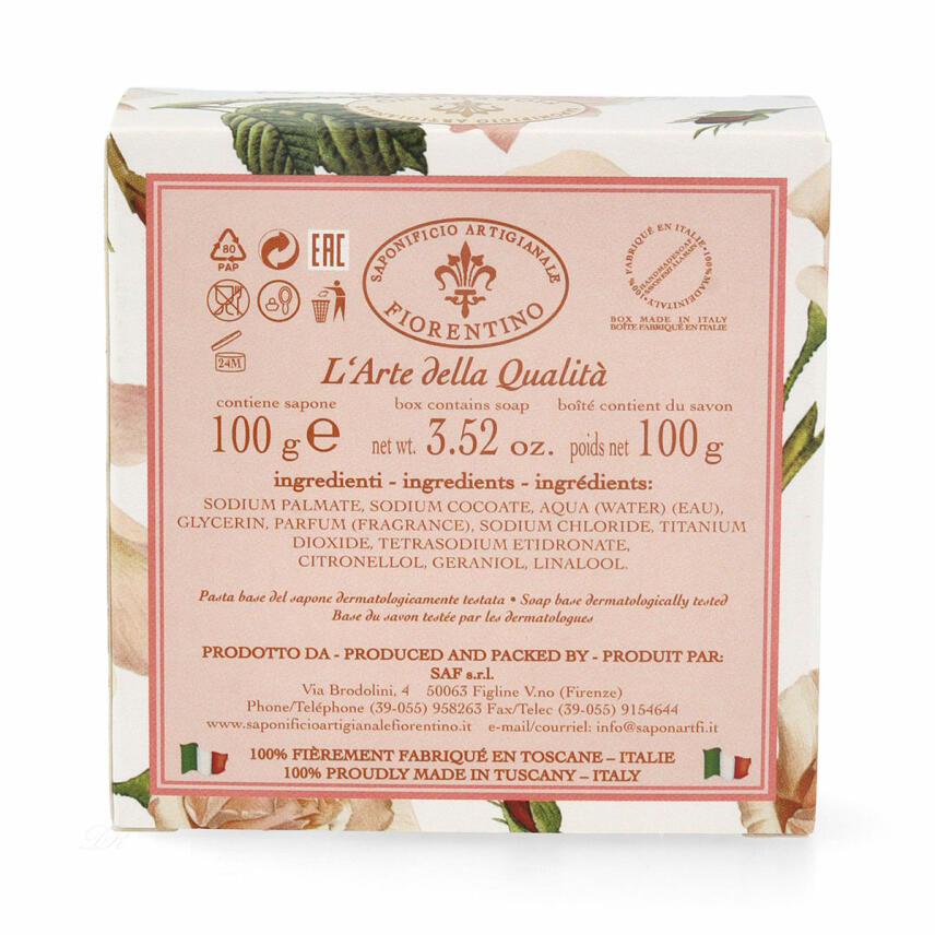 Saponificio Artigianale Fiorentino Rosen Seife 100 g