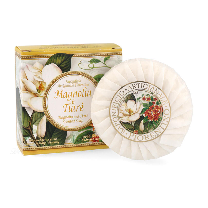 Saponificio Artigianale Fiorentino Magnolie und Tiare Seife 100 g
