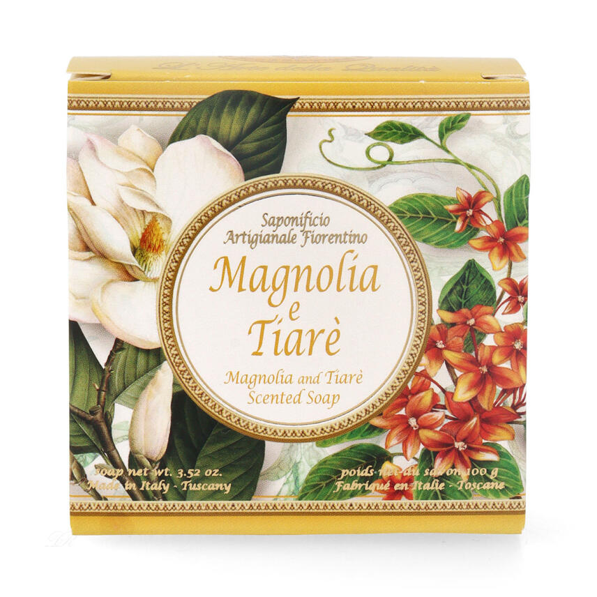 Saponificio Artigianale Fiorentino Magnolie und Tiare Seife 100 g