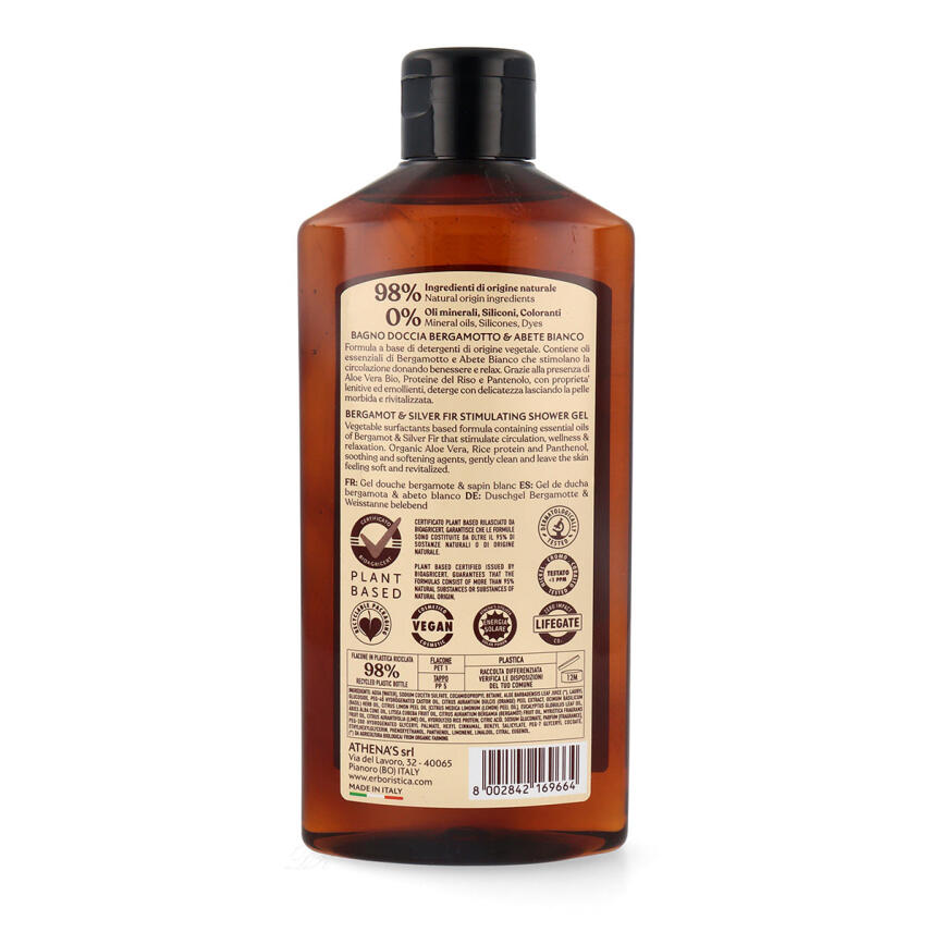 LErboristica di Athenas Duschgel Bergamotte &amp; Wei&szlig;e Tanne 400 ml