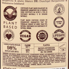 LErboristica di Athenas Duschgel Bergamotte &amp; Wei&szlig;e Tanne 400 ml