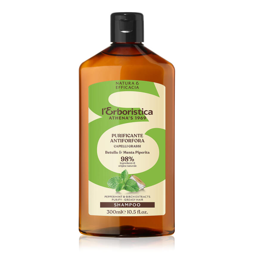 LErboristica di Athenas Shampoo f&uuml;r fettiges Haar mit Birken &amp; Minze Extrakt 300 ml
