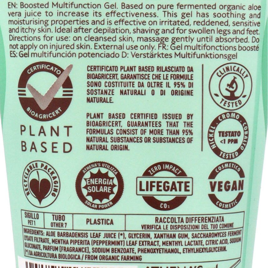 LErboristica Athenas Aloe Vera Fermentata Bio Dermo Gel 150 ml