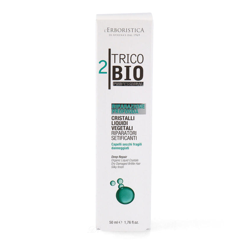 LErboristica di Athenas Trico Bio fl&uuml;ssige Kristalle f&uuml;r trockenes Haar 50 ml