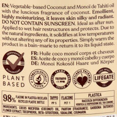 LErboristica di Athenas Olio di Cocco &amp; Mono&iuml; Haar- &amp; K&ouml;rper&ouml;l 200 ml