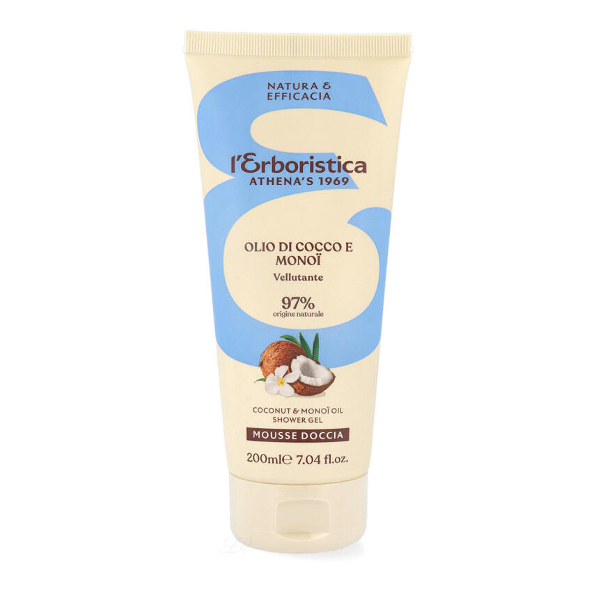 LErboristica di Athenas Olio di Cocco &amp; Mono&iuml; Dusch Mousse 200 ml