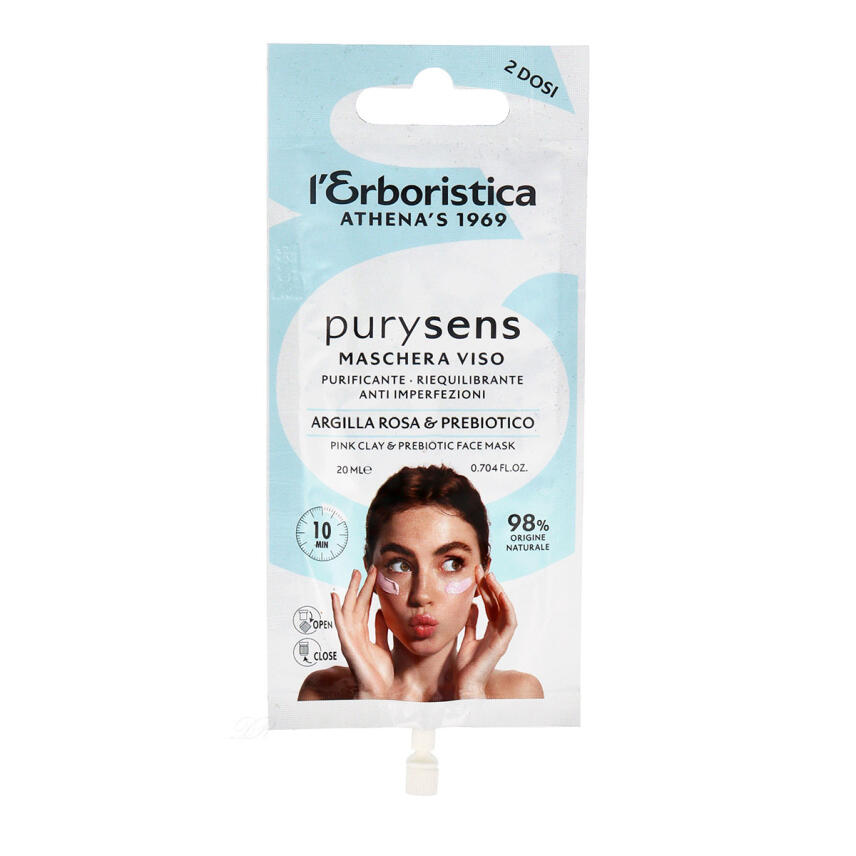 LErboristica di Athenas Purysens Gesichtsmaske mit Rosa Tonerde 20 ml