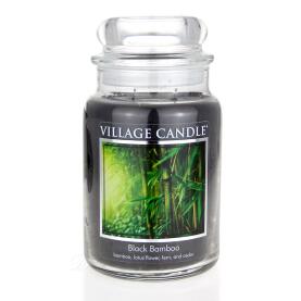 Village Candle Black Bamboo Scented Candle Large Jar 626...