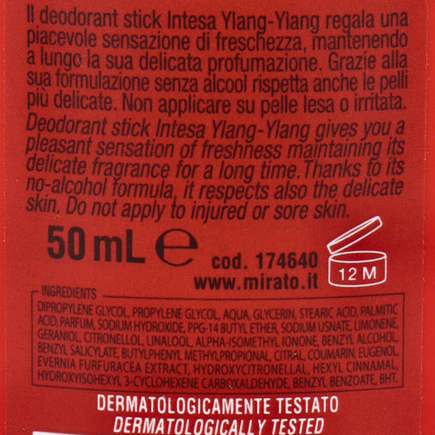 intesa pour Homme Deostick YLANG YLANG 50 ml 2 + 1 K&ouml;rperpflege ohne Alkohol